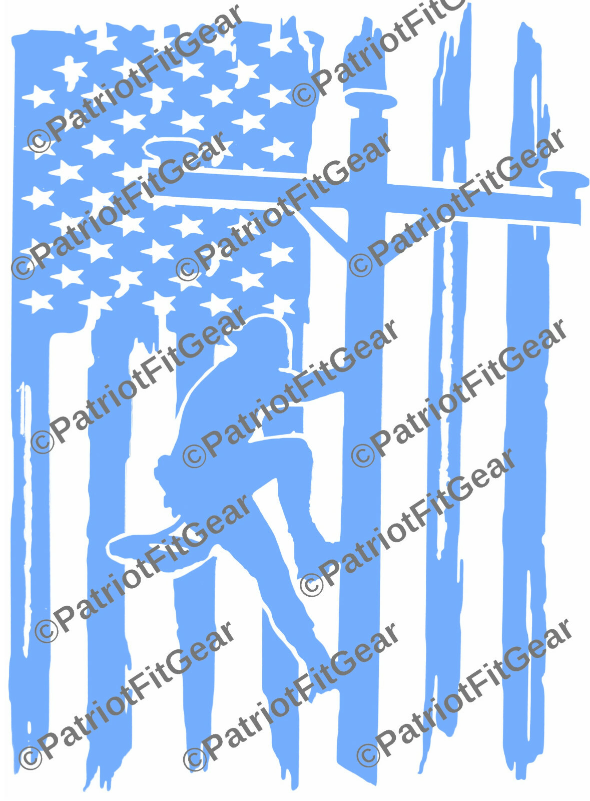 Lineman life,Line Work,Lineman,Got Power Thank A Lineman,Flag,Vinyl Decal