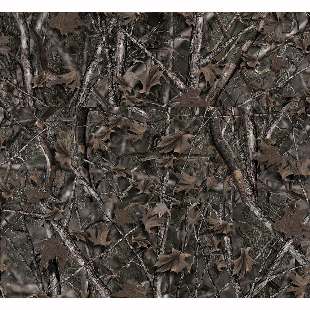 Woodland Camo MATTE Rocker Decal Truck Wrap Woodsy Tree Camouflage 26′ 6 Panels
