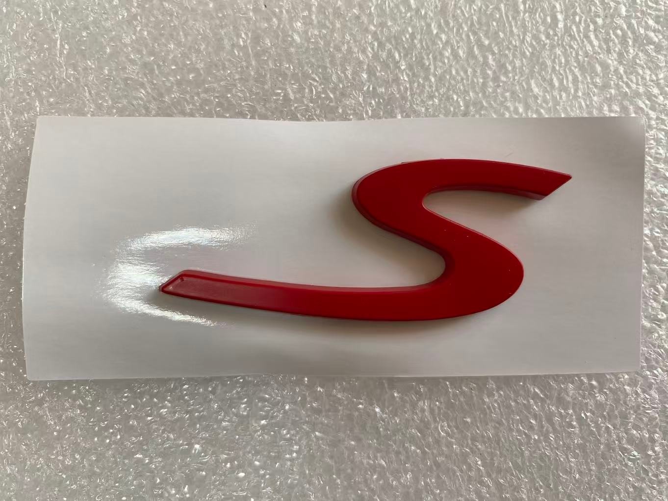 Porsche 997 Carrera Emblem ‘S’ Letter Trunk Rear Boot Decal Badge Sticker 9975
