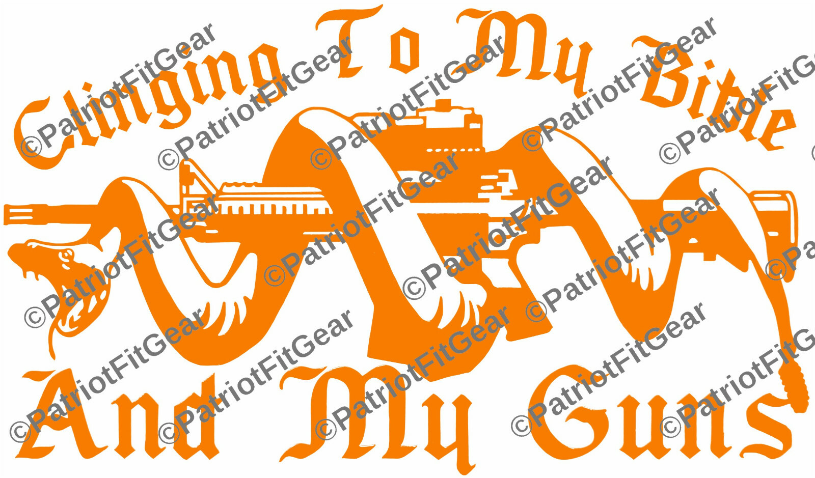 Molon Labe,Clinging To My Bibles And Guns,8″x4.5″,2A,Snake Coiled,Vinyl Decal