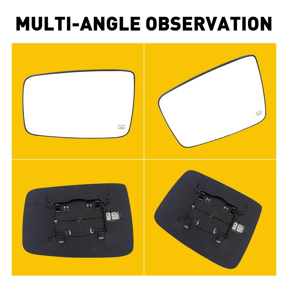 1/2Set Exterior Mirror Heated Glass Signal Power Side for Driver Dodge Ram 2500