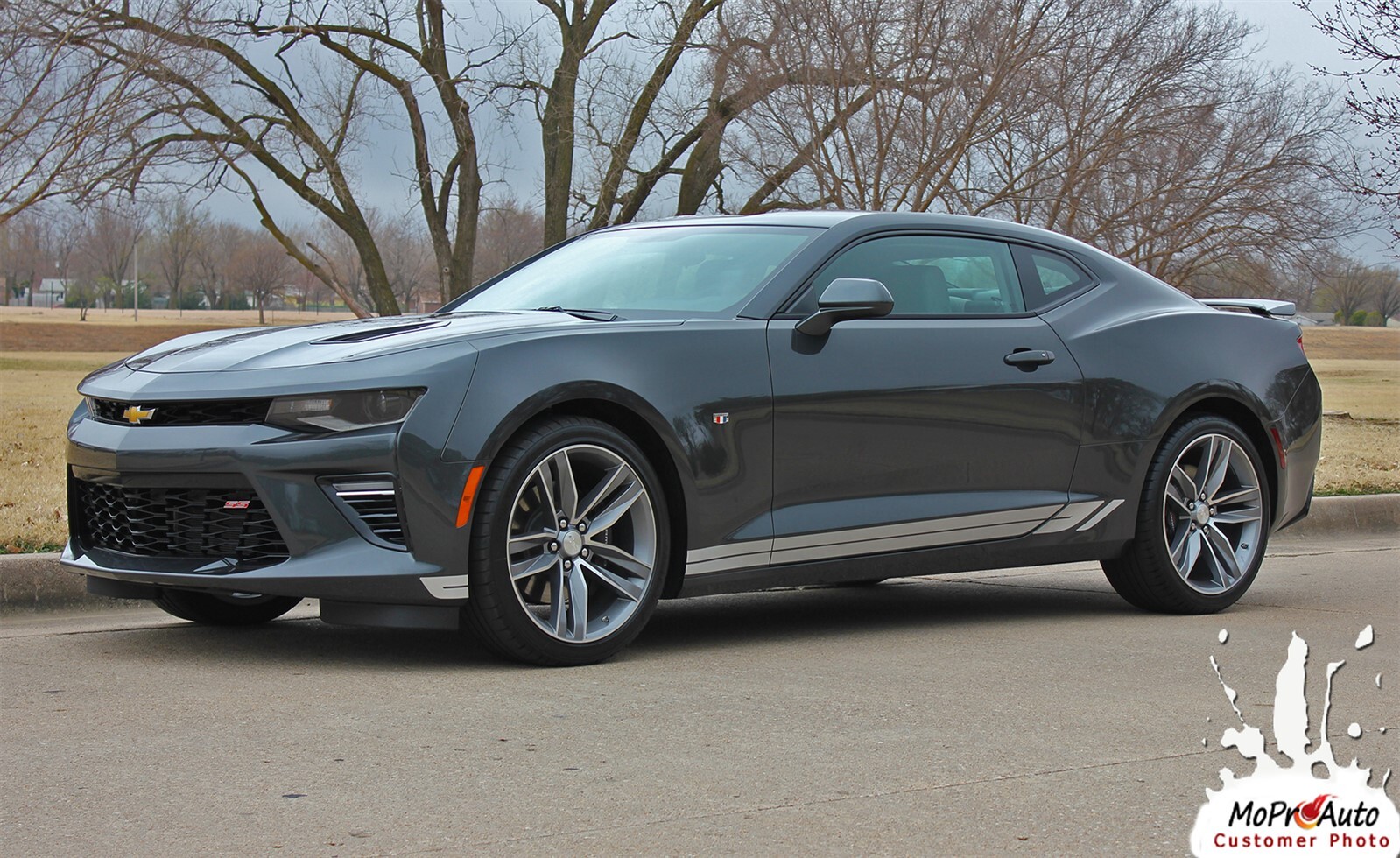 TREAD ROCKER 2016-2018 Chevy Camaro Side Stripes Lower Graphics 3M Pro Vinyl