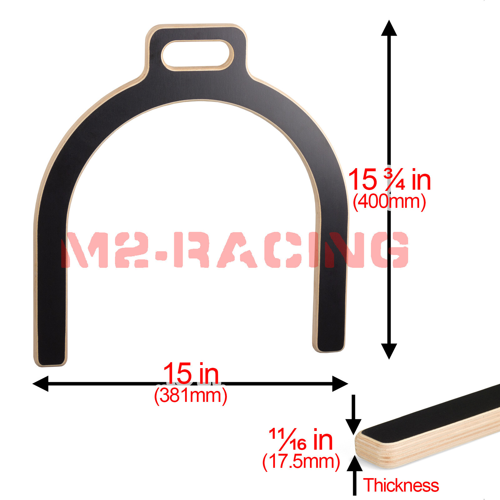 Mirror Shark Antenna 15″ U-Shape Car Vinyl Wrap Application Tools Door Handle