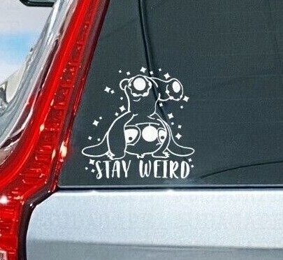 Lilo and Stitch ‘Stay Weird’ Vinyl Decal | Disney Sticker for Cars & Laptops