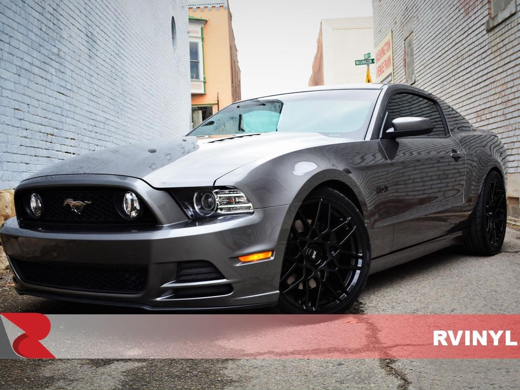 Gloss Black Vinyl Car Wrap Film Bubble Free 5ft x 1ft Vehicle Sheet