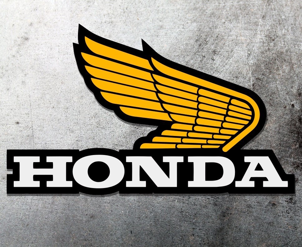 Honda Wing Racing 7″ Die Cut Team Sticker Motocross Decal Motorcycle