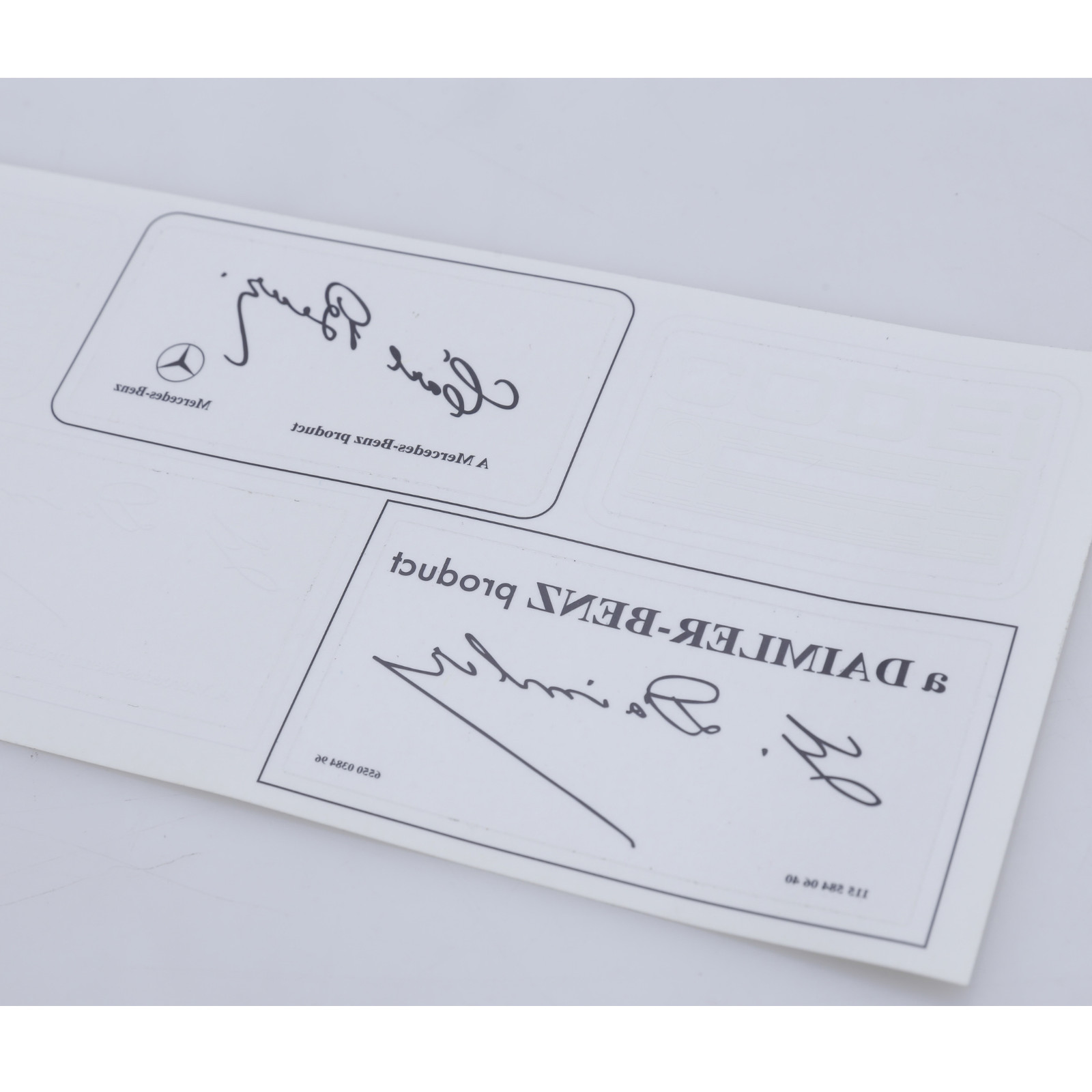 WINDOWS GLASS DECAL LABEL SET STICKERS MERCEDES W123 W126 W110 W112 W114 W115