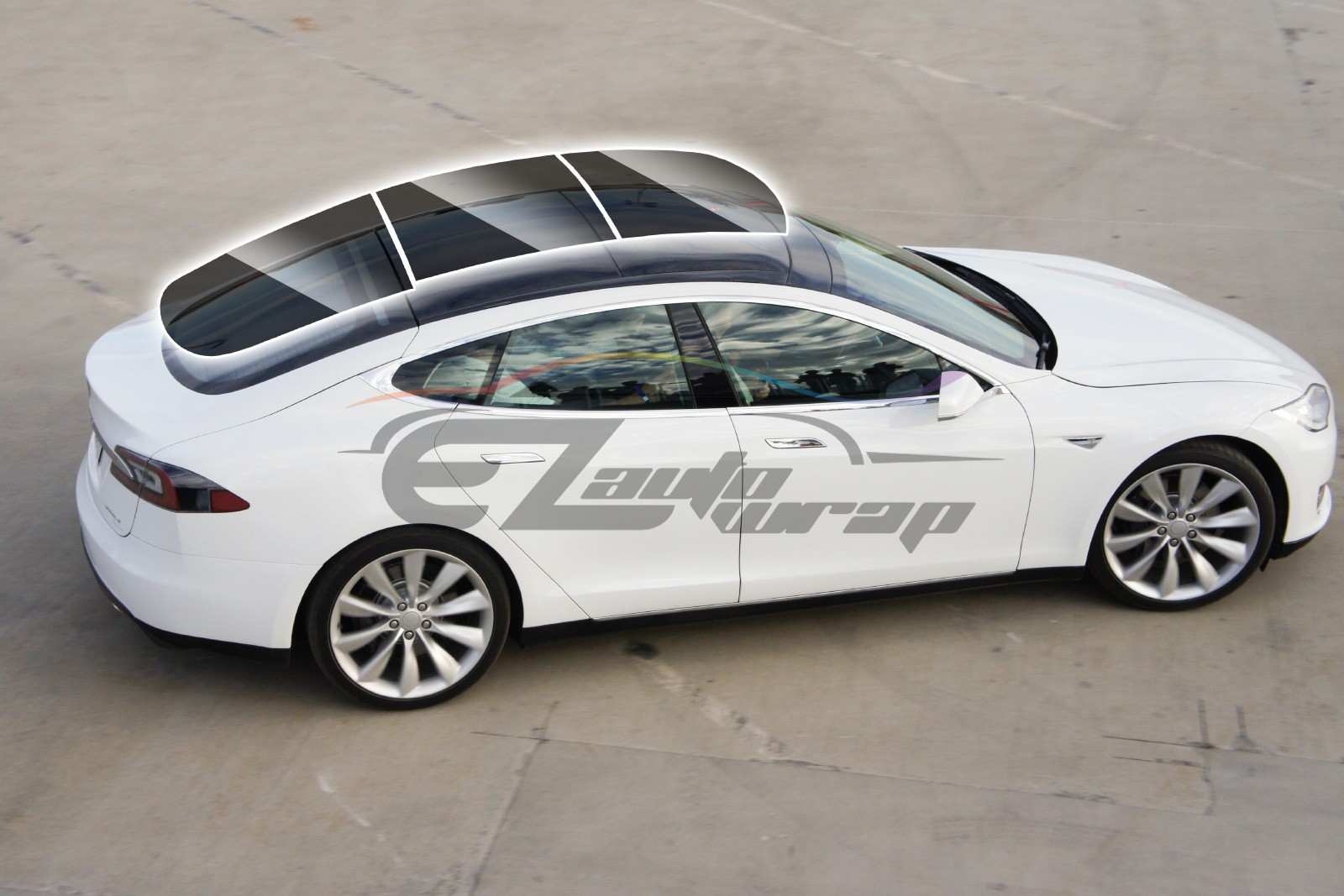 TPU Essmo Security Black Smoke Glass Sunroof VLT70% UV99% Windshield Sunshade