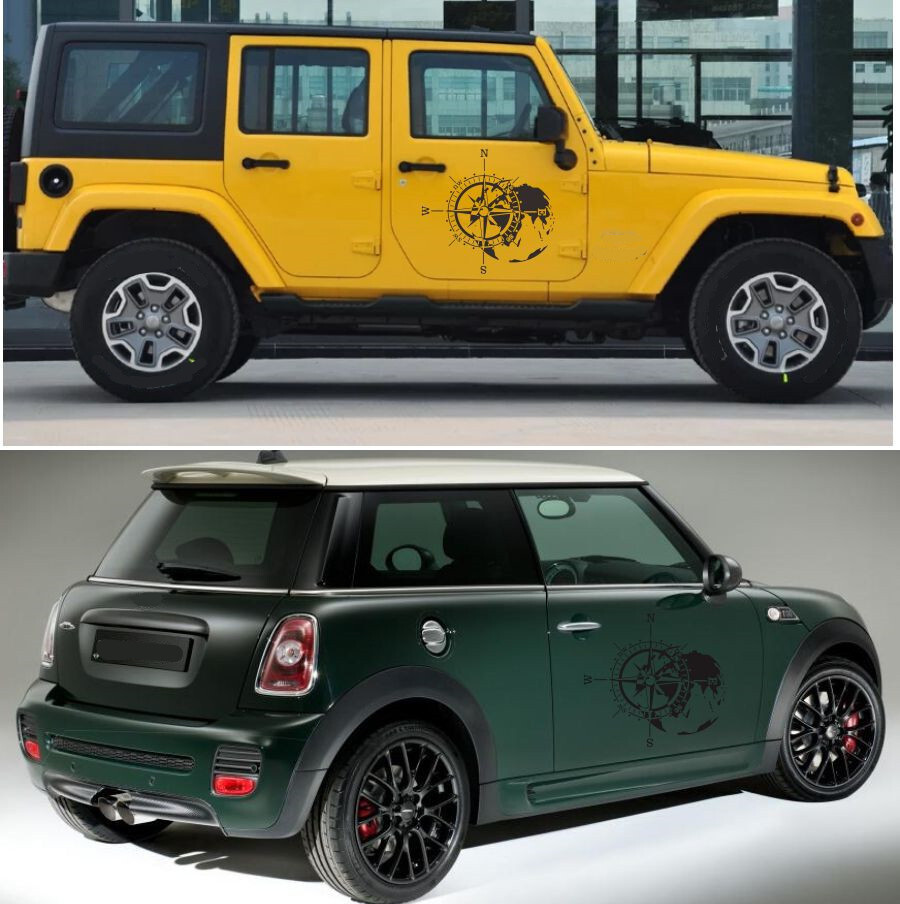 Vinyl Decal Compass Totem Graphics Sticker Waterproof For Car Truck Universal