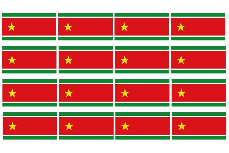 12Pcs Guadeloupe World Country Flags Vinyl Sticker Decals – 2″ Each
