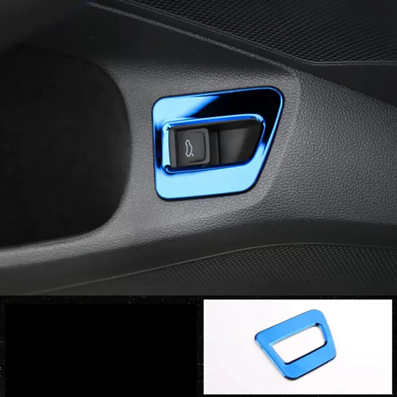 For VW Passat B8 2017-2021 Car Stainless Steel Rear Trunk Switch Frame Cover
