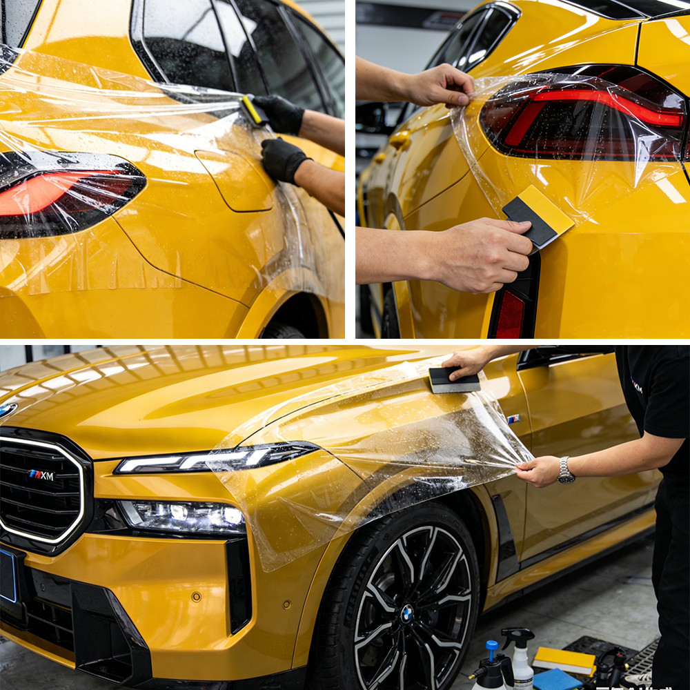 12″x60″ TPU PPF Clear Paint Protection Vinyl Film Wrap Gloss Car Scratch 1ftx5ft