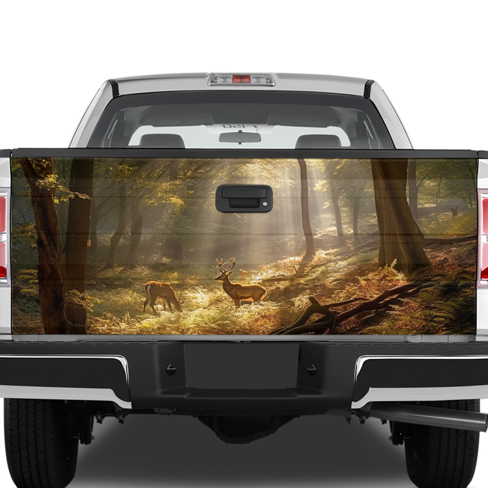 DEER HUNTING BUCK Vinyl Truck Tailgate Wrap, Deer Hunting Truck Tailgate Decal