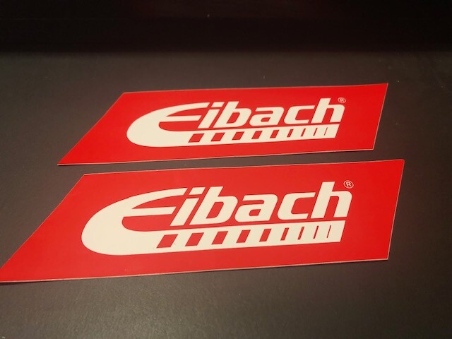 Eibach Springs Racing 2PC SET Stickers* 9 X 3