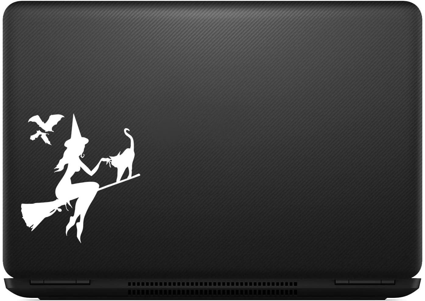 Witch Halloween Car Decal Laptop Vinyl Graphic Sticker