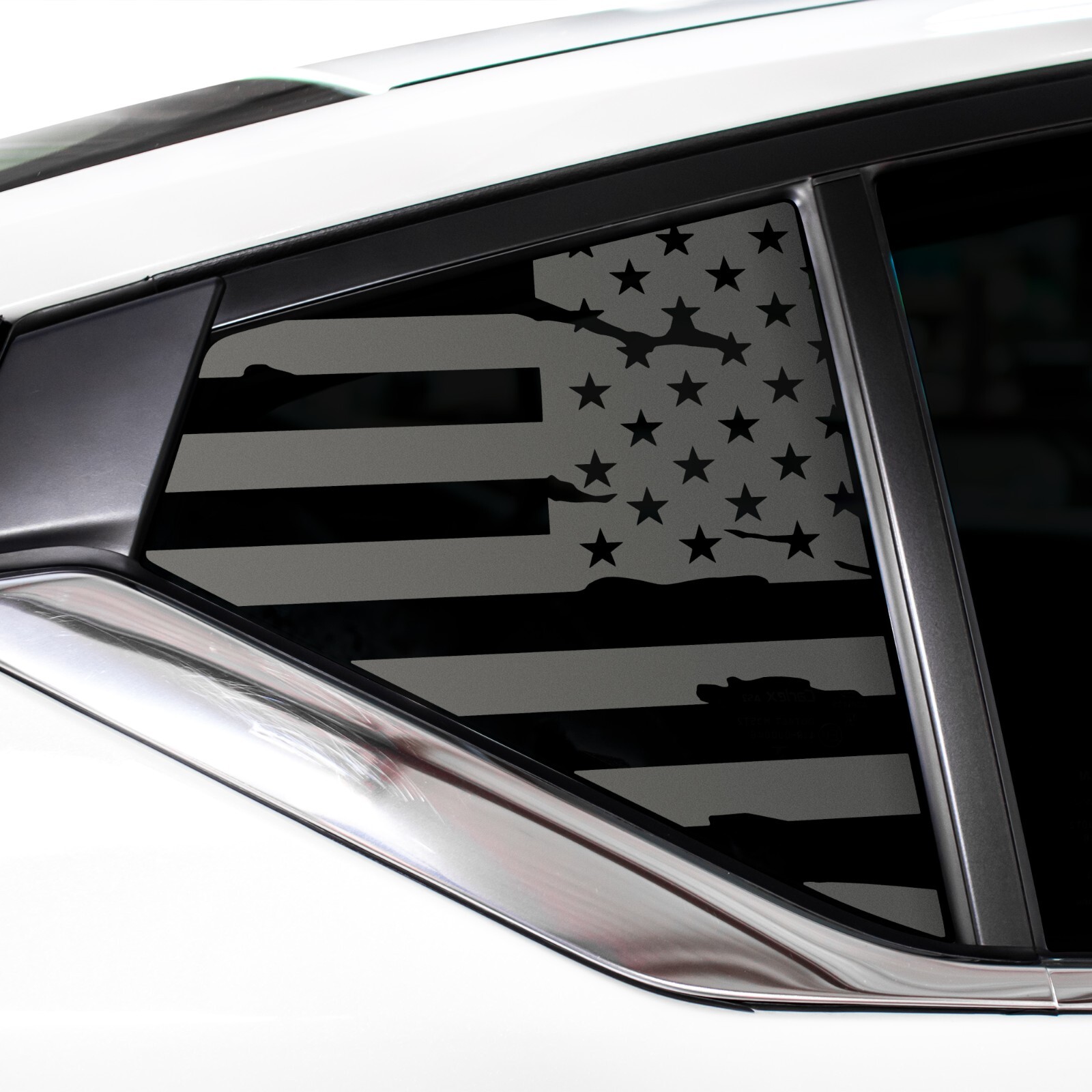 Fits Nissan Altima 2019 – 2023 Quarter Window American Flag Vinyl Decal Sticker