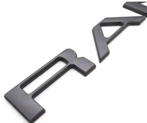 Tailgate Letters For 2019 – 2023 Ranger Matte Black Raised Inserts Decals