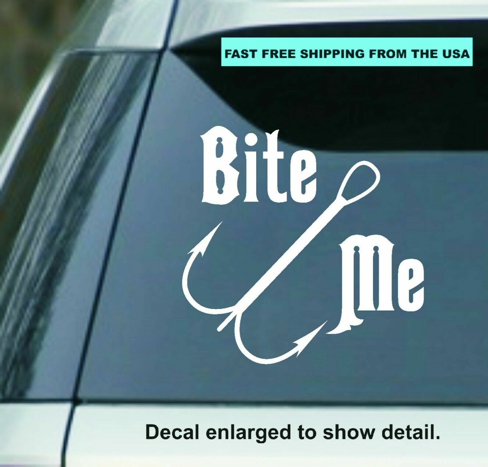 Bite Me 5.5″ Vinyl Decal Sticker car Laptop Window Wall Yeti Cup