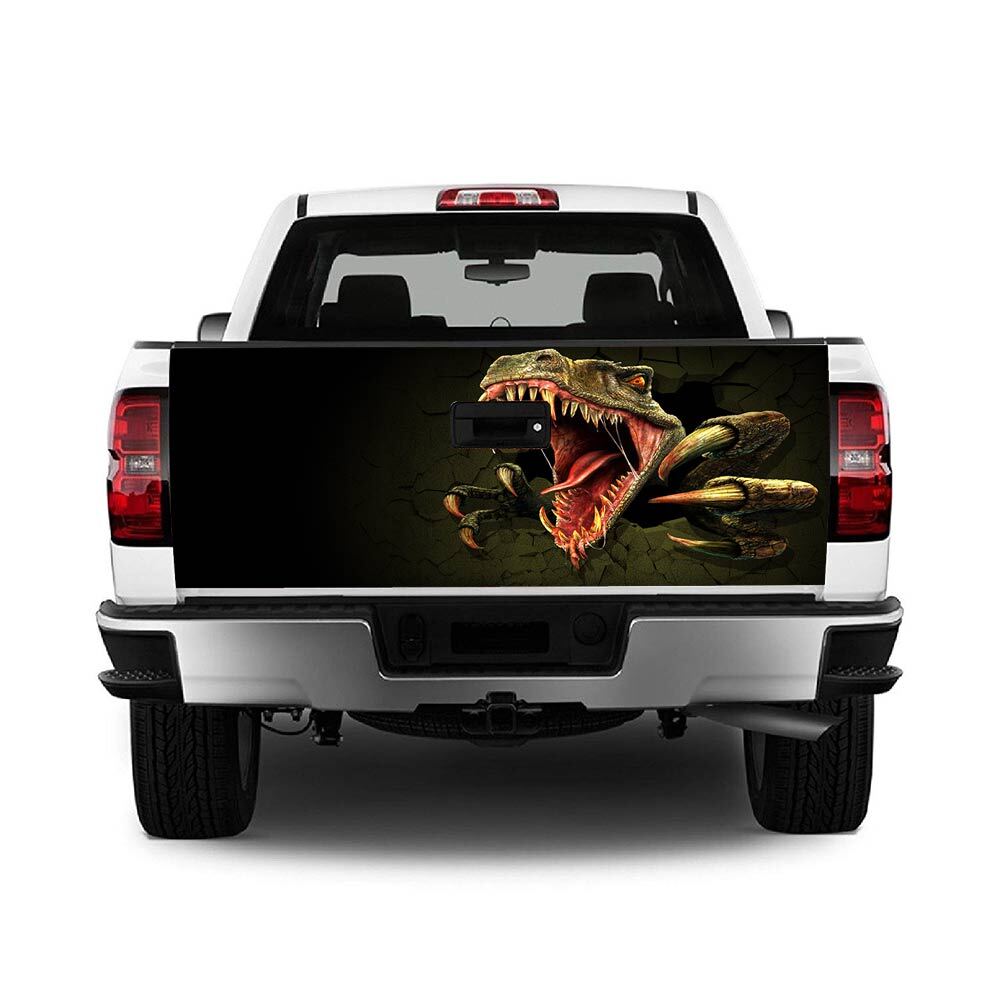Dinosaur Vinyl Car Trunk Tailgate Wrap Graphic Decal Sticker LAMINATED #64