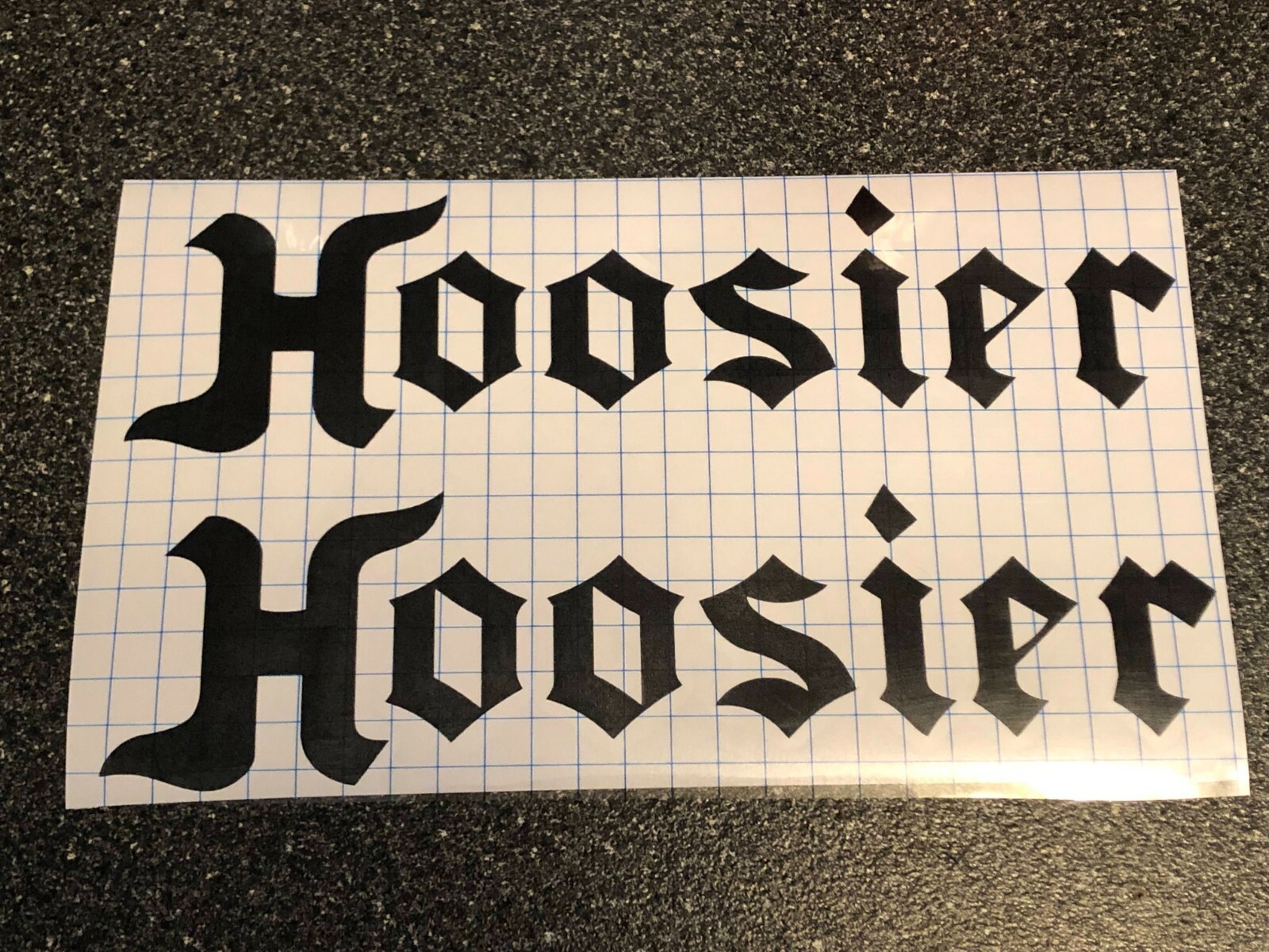 2x Hoosier Tire Logo Vinyl Sticker Decal 6″ 8″ 12″ 16″ 20″ 23″ Racing