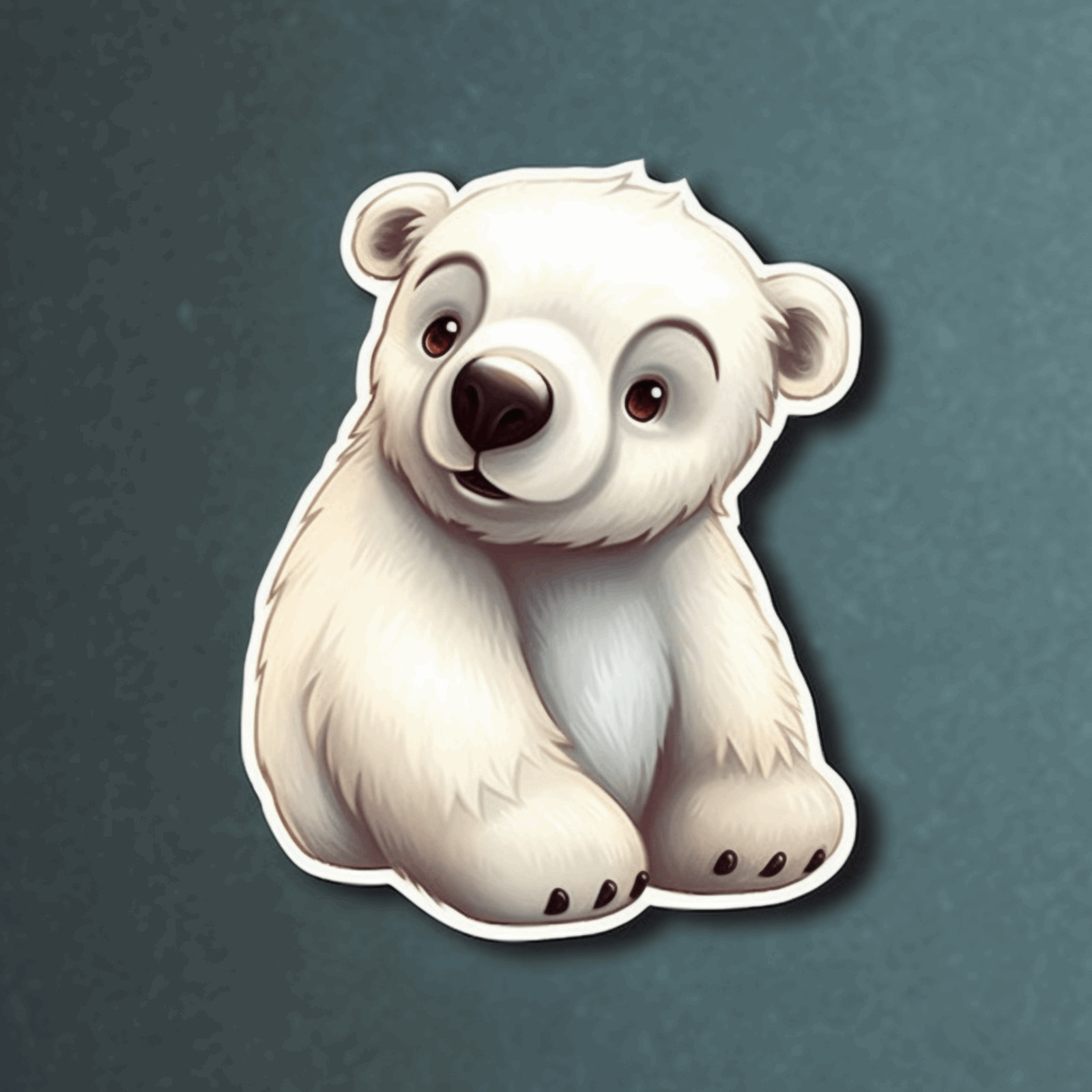 Polar Bear Sticker Cup Laptop Car Vehicle Window Bumper Vinyl Decal