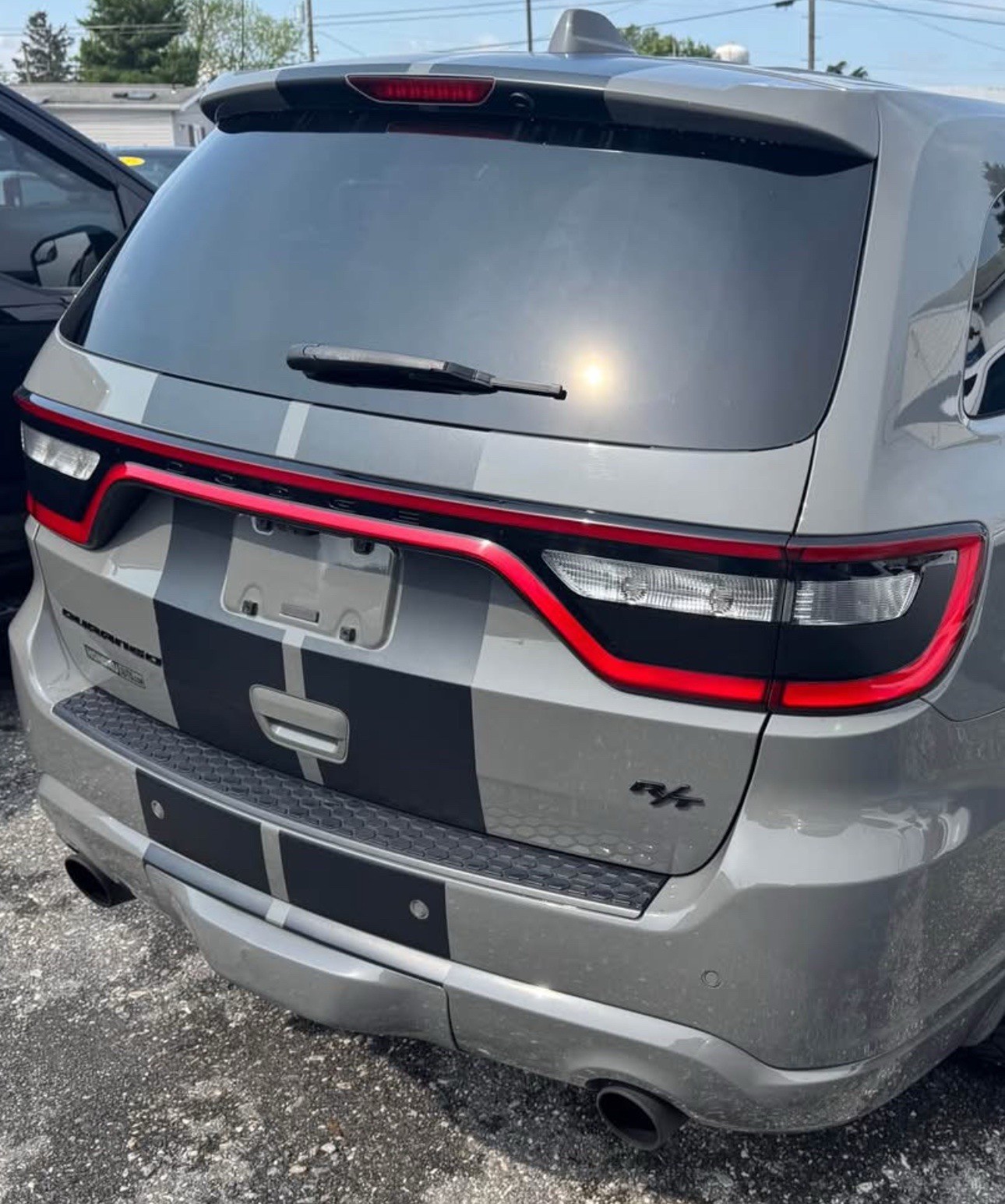 Plain 10″ stripes WITH HOOD SCOOP CUT OUT 2018 & UP Dodge Durango Hellcat RT SXT