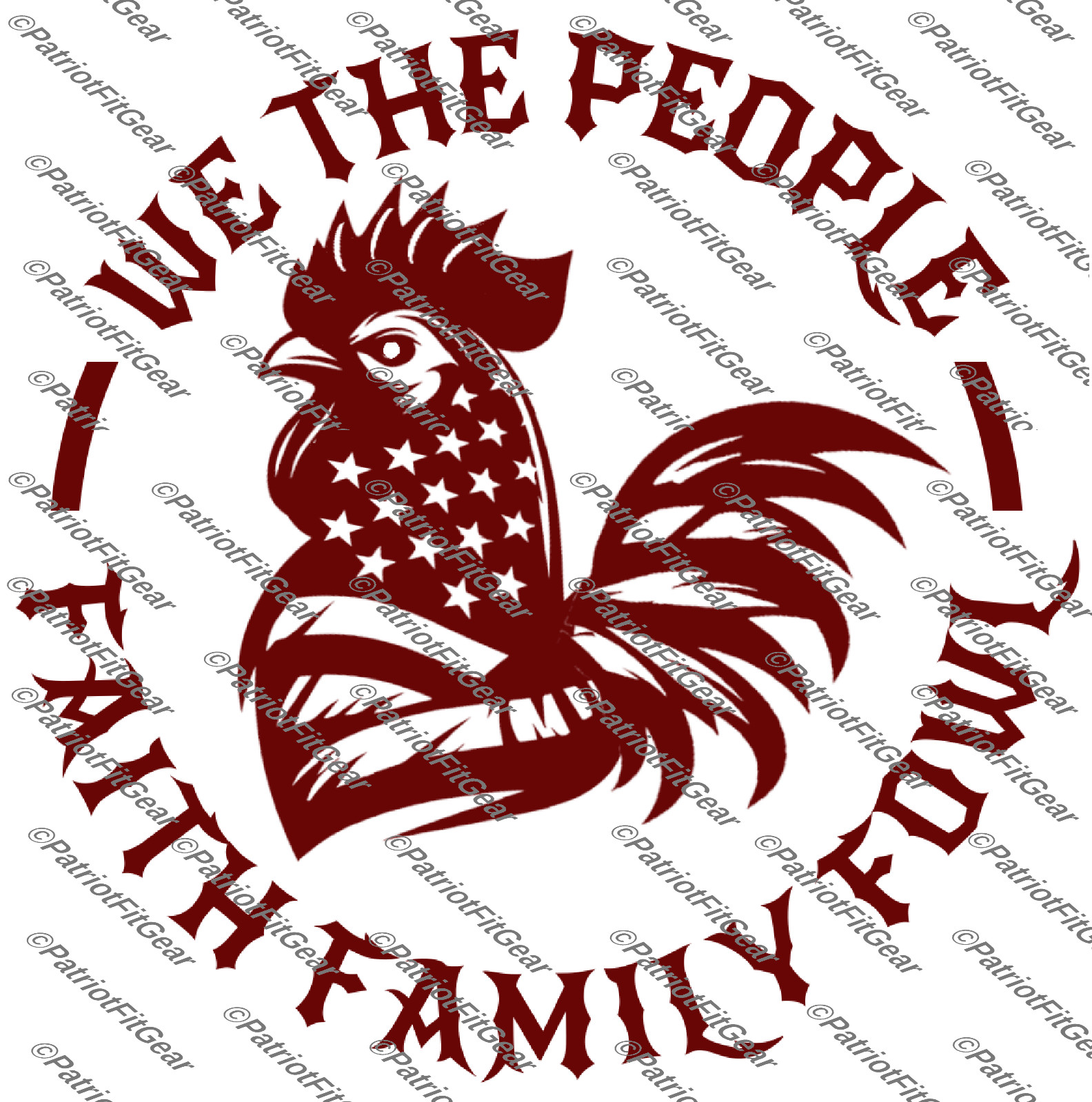 Chicken,We The People,Faith Family,Fowl,Hen,Chicks, Poultry Farm,Vinyl Decal