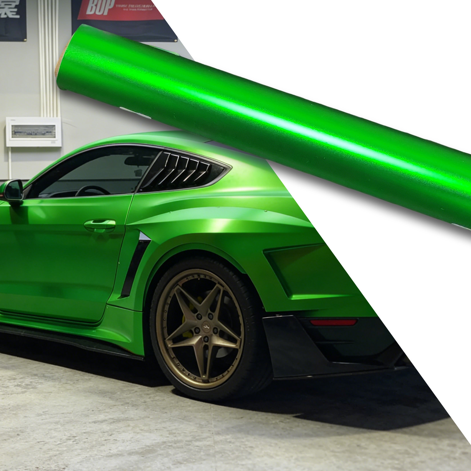 Premium Ultra Gloss PET Liner Self Adhesive Vinyl Wrap Air Release Bubble Free