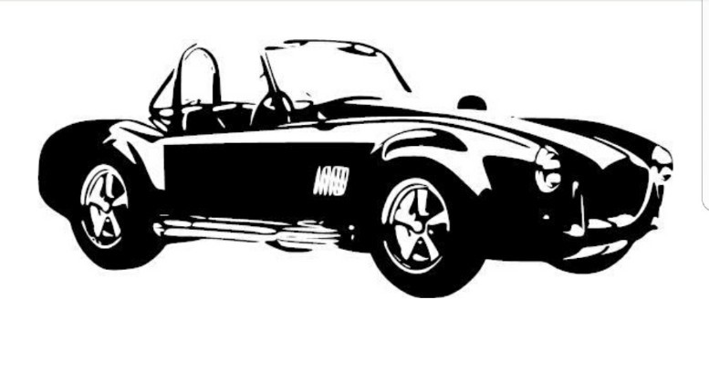 HOT CAR CONVERTIBLE Vinyl Decal -Sticker for Car Bumper Wall Window Laptop