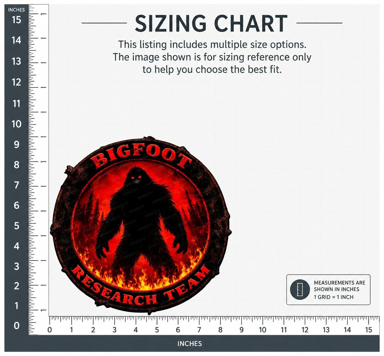 Bigfoot Research Team Window Vinyl Decal Truck Laptop Graphic Bumper Sticker