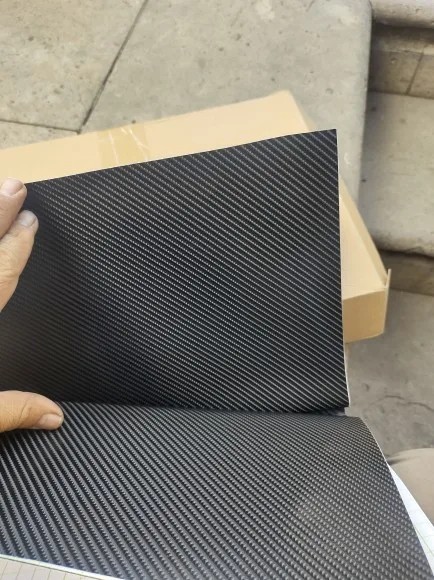 152x200cm 4D Carbon Fiber Car Wrapping Film DIY Hood Roof Sticker Accessories