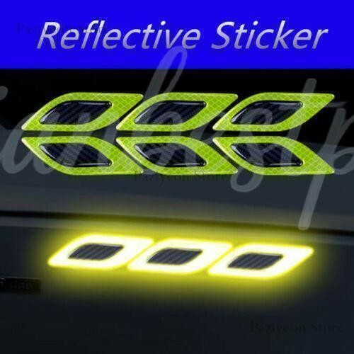 Reflective Car Door Bumper Truck Wheel Handle Sticker Tape Safety Warning Decal