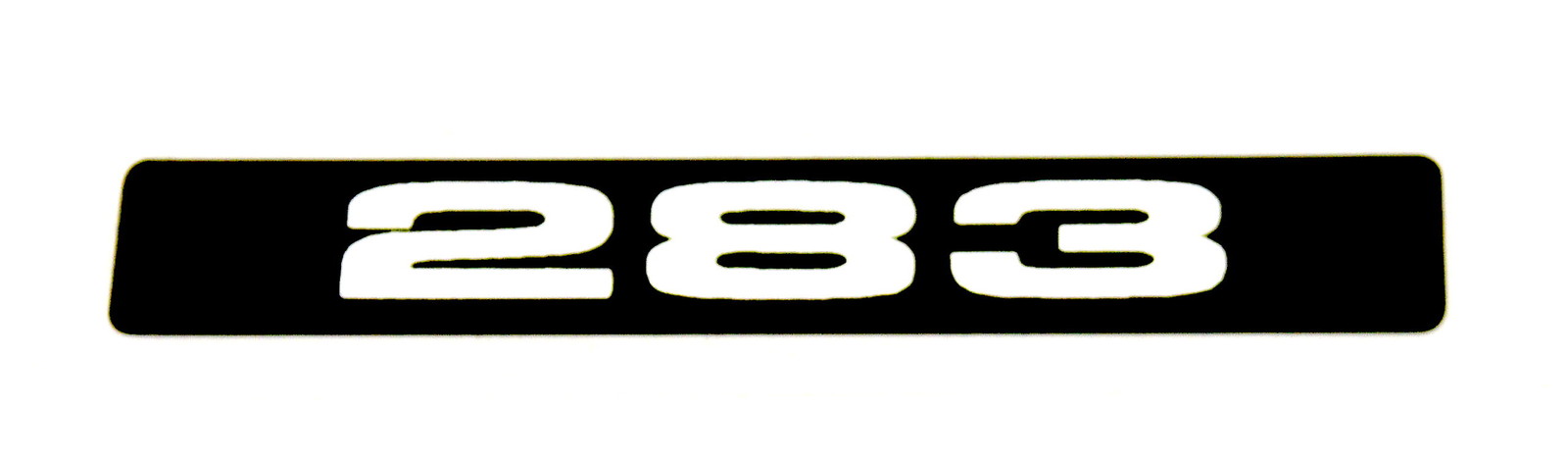 283 Cubic Inch Emblem (B) Standard