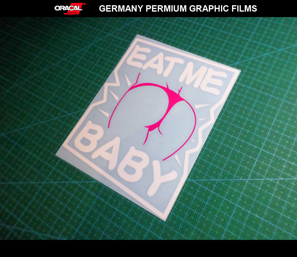 EAT ME BABY Hot Sexy Ass butt JDM decal Car Truck ute Vinyl sticker