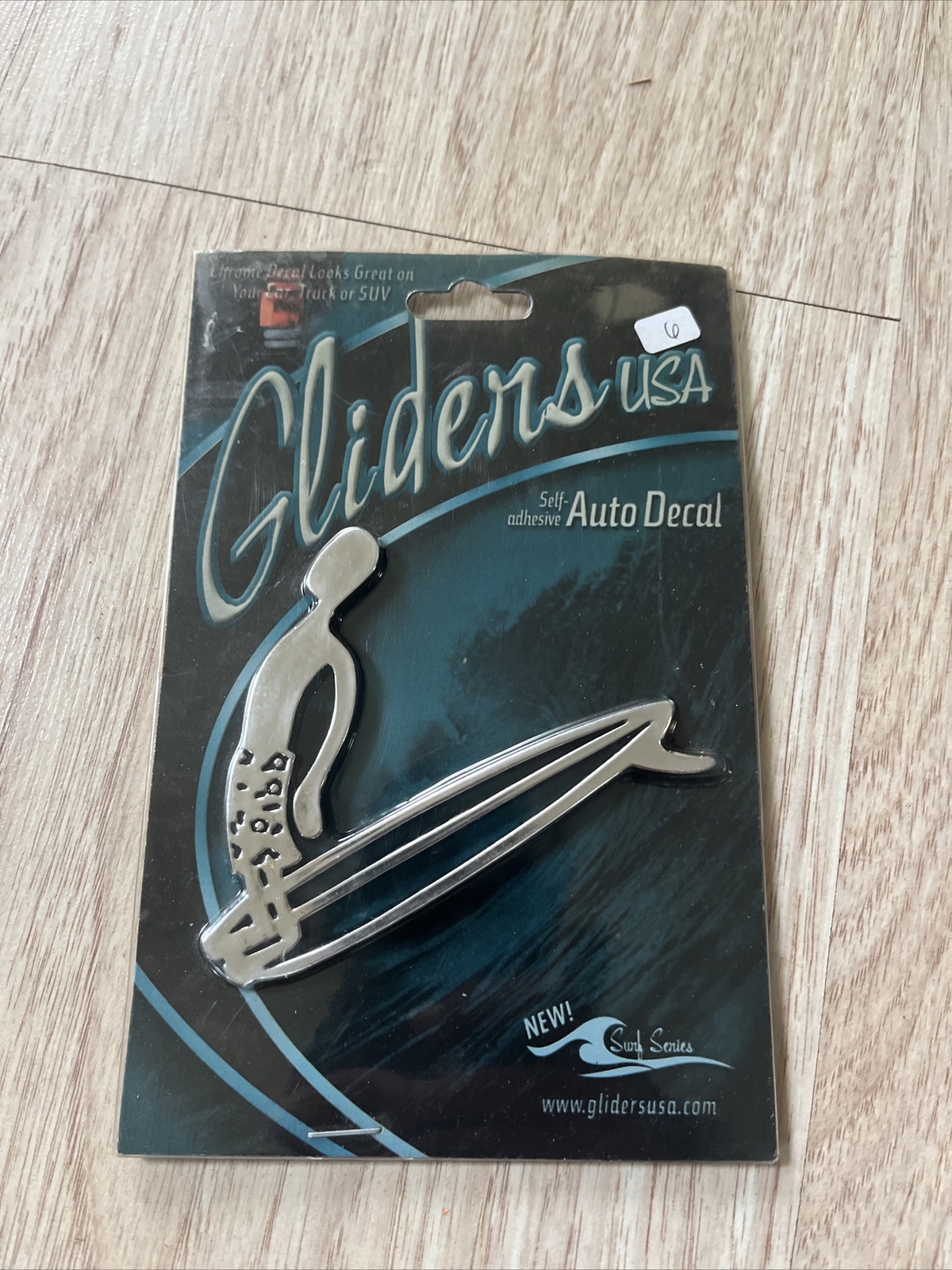 Auto Decal Gliders USA Self Adhesive Surf Series Toes On The Nose Hawaii 2000