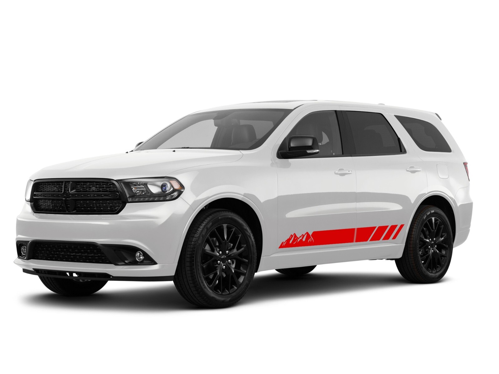 Lower mountain stripes graphics stickers decal compatible with Dodge Durango