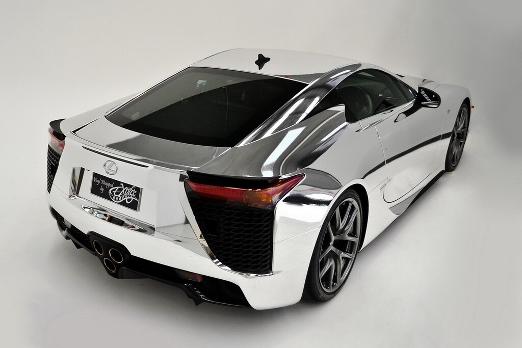 High Quality Silver/Chrome Shiny Vinyl Wrap Paint Decal Sheet Protector Film