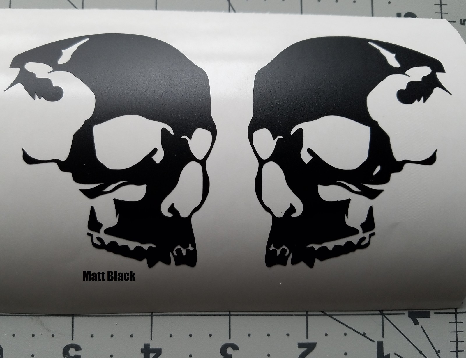 Skull (2) Hard hat decals Construction helmet decals, Contractor Sticker Skull#3