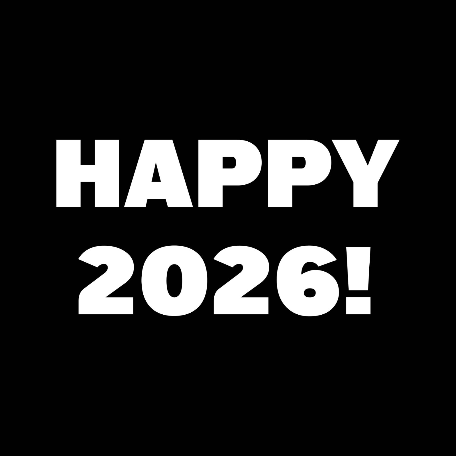 Happy 2026 Sticker Decal