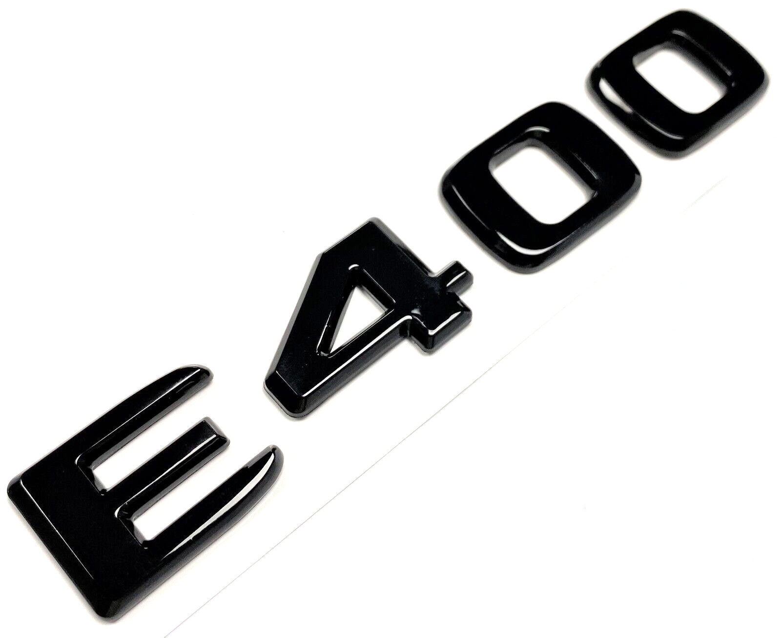 E400 BLACK FOR MERCEDES REAR TRUNK EMBLEM BADGE NAMEPLATE DECAL LETTER NUMBER