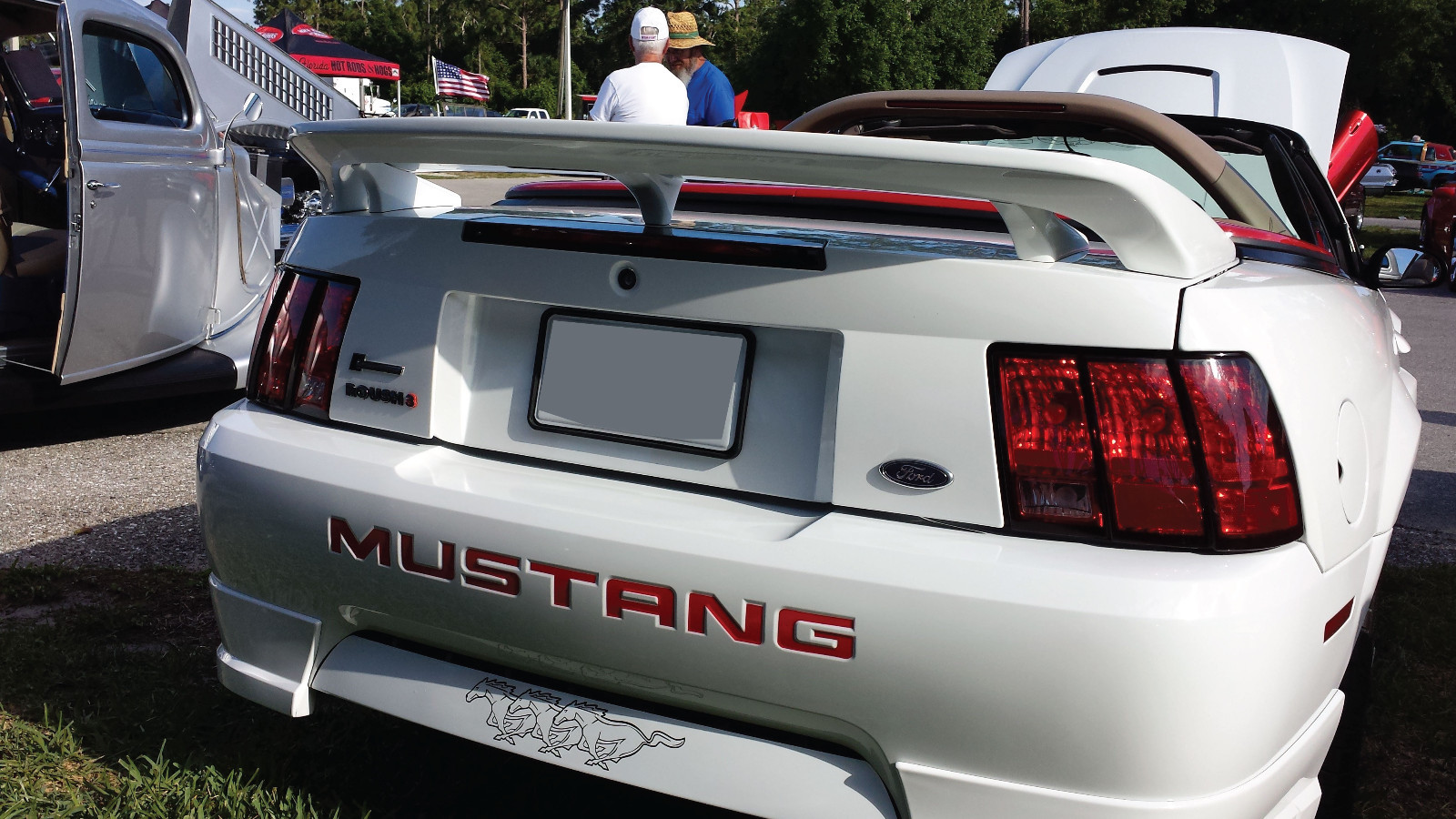 99-04 FORD MUSTANG REAR LOWER BUMPER INSERT WITH PONIES DECAL GRAPHICS VINYL