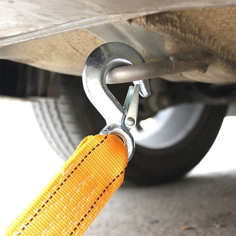 Vehicle Rescue Trailer Strap Tow Rope Off-road Universal Car Strap 3 Layers 5M