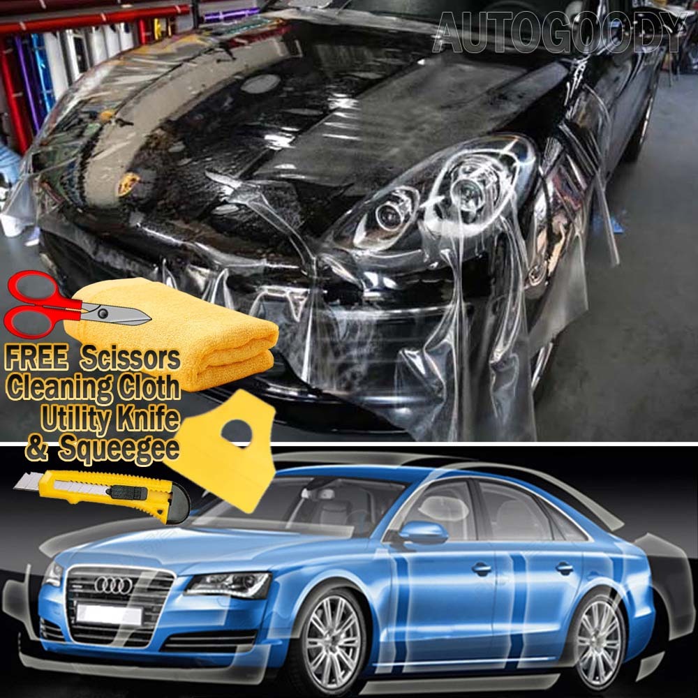 84″x60″ Clear Bra Paint Protection Vinyl Film Wrap Transparent Car Paint Shield