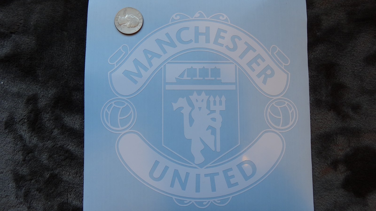 Manchester United Soccer Car Decal