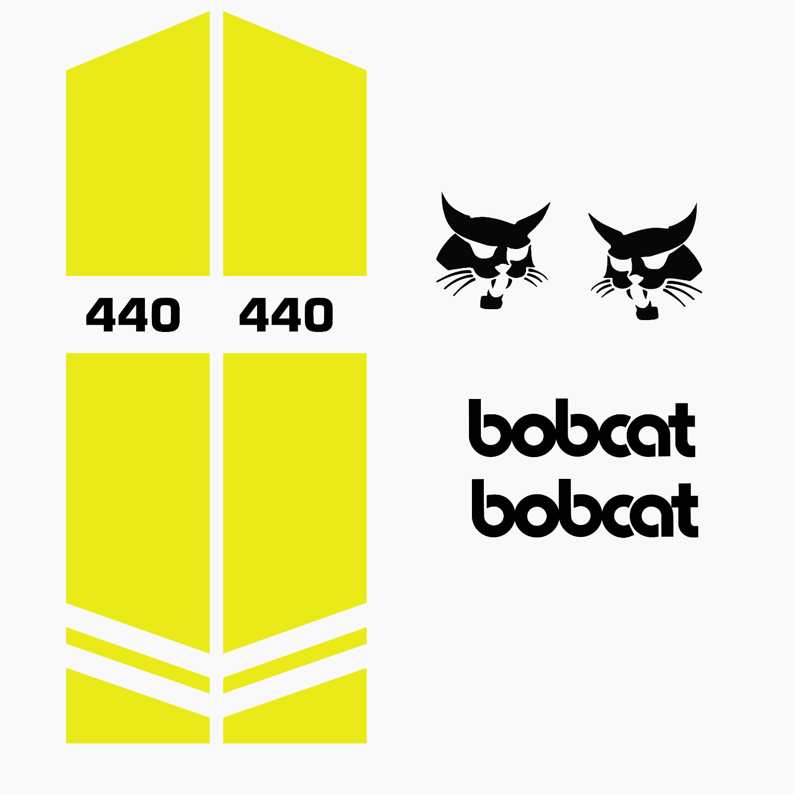 Fits Bobcat 440 Decals Stickers kit Repro Aftermarket Decal kit Premium Vinyl