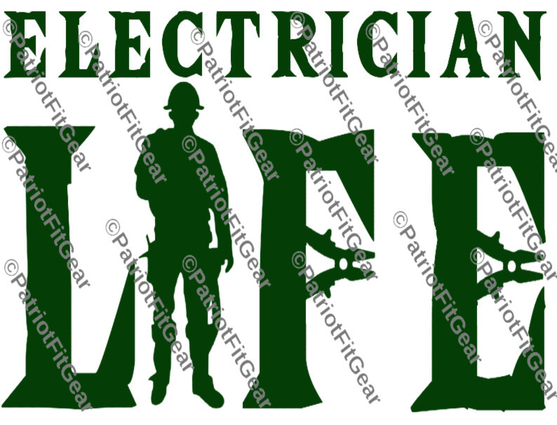 Electrician,Wiremen,Lineman,Installer Technician,Line Work,Custom vinyl decal