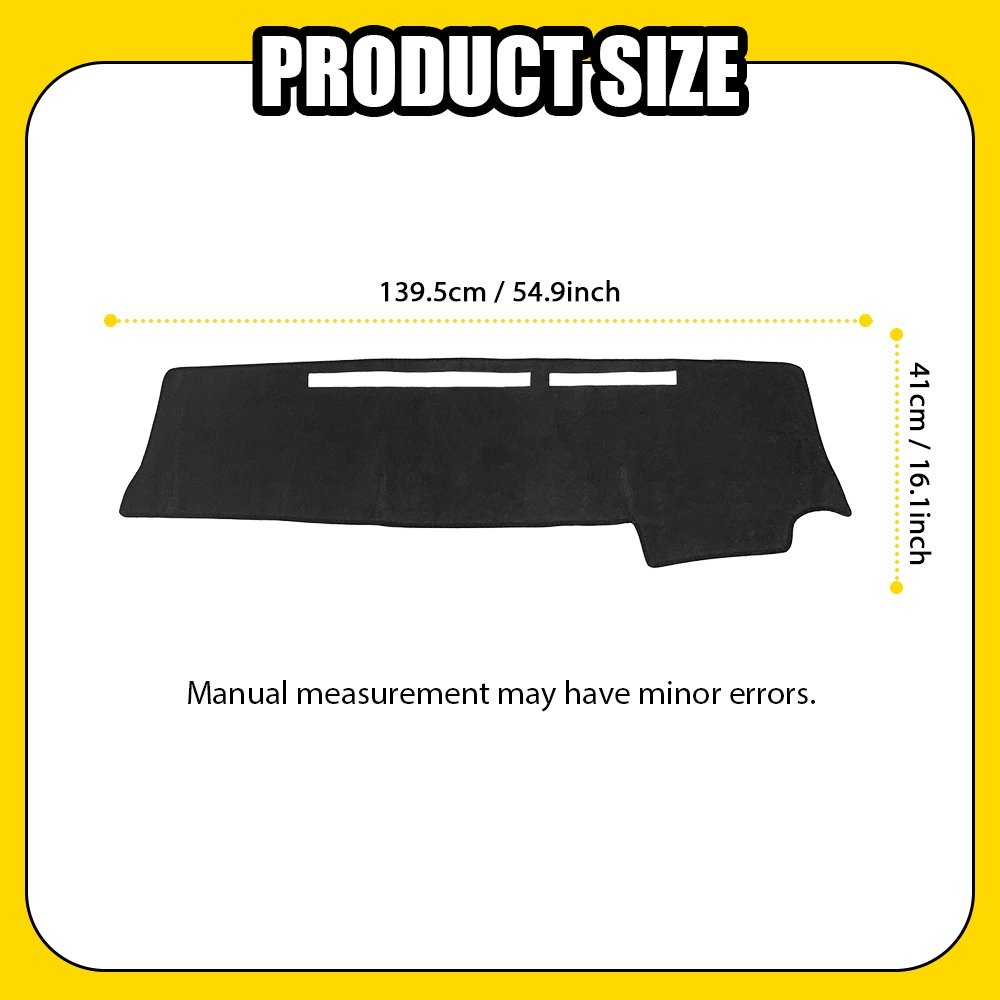 Fit Nissan Titan 04-12 LHD Anti-glare Dashboard Cover Pat Dash Mat Black US 1-5X