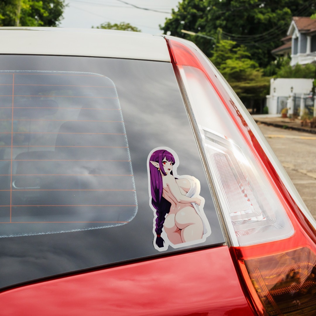 Anime Waifu NSFW Vinyl Sticker Ecchi Lewd Decal 6″ 5″ 4″