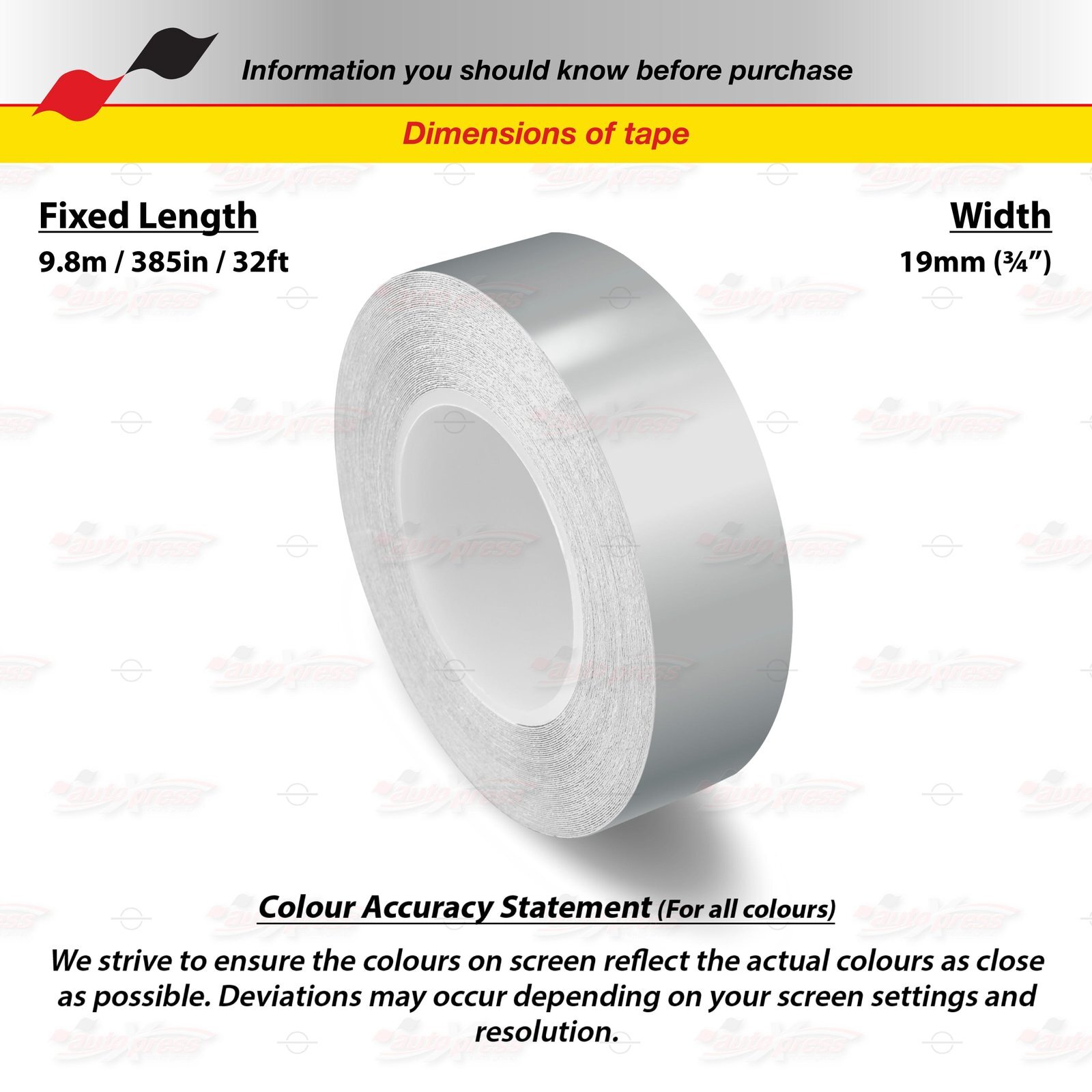3/4″ Roll Vinyl Pinstriping Pin Stripe Line Tape Decal Sticker 19mm SILVER GRAY