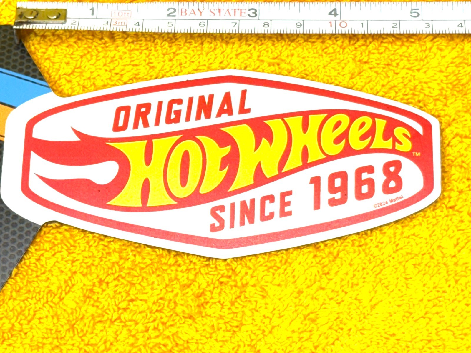 MATTEL ORIGINAL HOT WHEELS SINCE 1968 VINYL MAGNET WEATHER RESISTANT 90227206